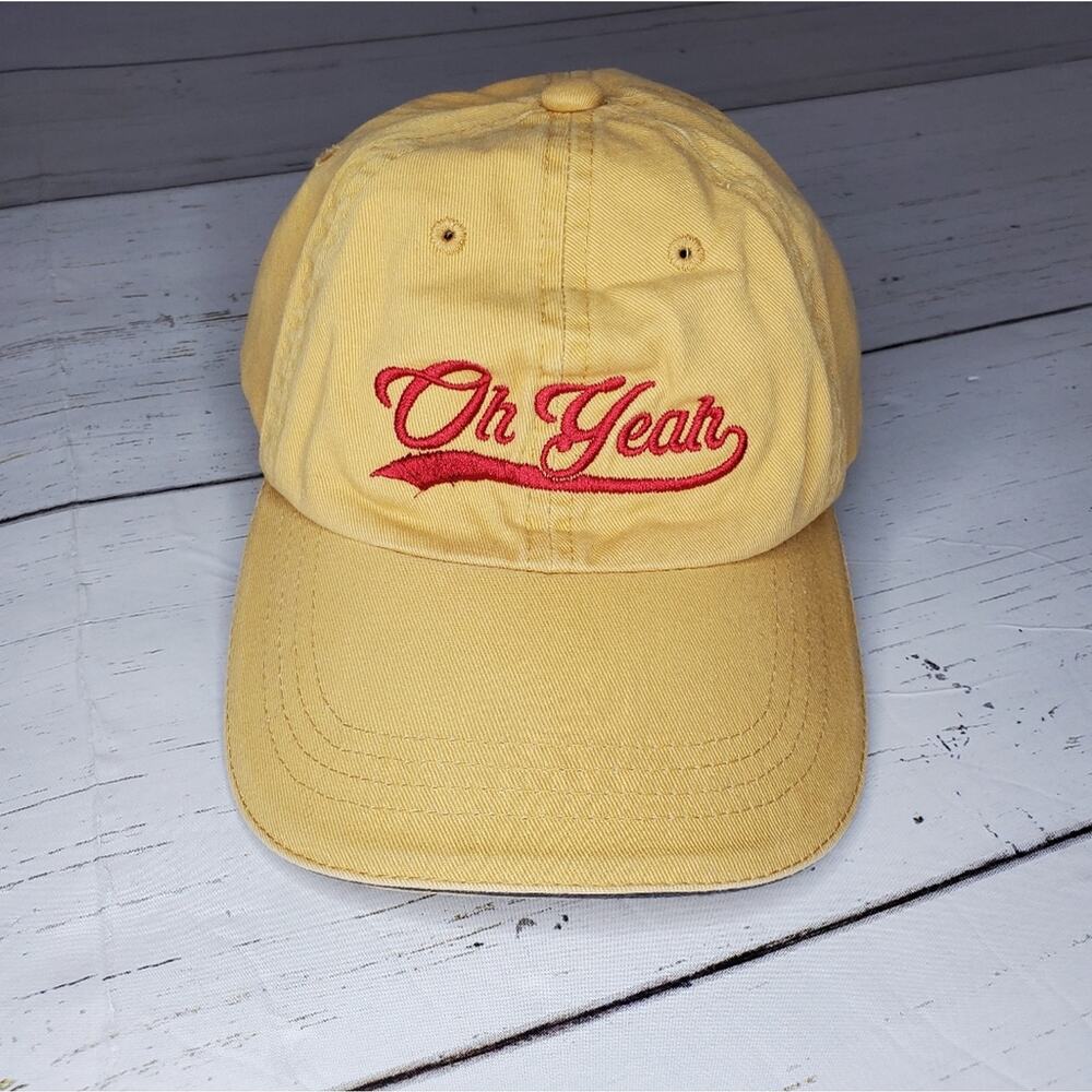 Port Authority Kids Mustard Yellow Oh Yeah Monkey John Swamp Baseball Hat Cap